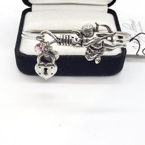 Ti Adoro Cupid Angel Charm Bracelet (S)